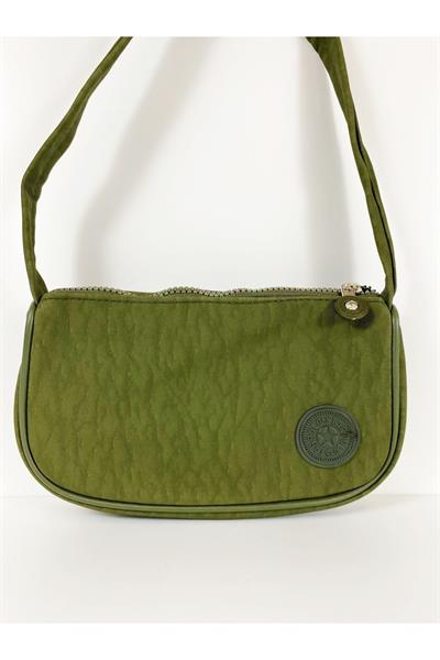 Mubiano 1000-Y Fermuarlı Spor Yeşil  Omuz Çantası