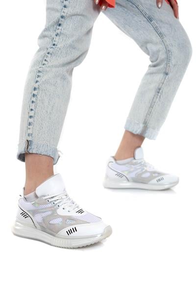 Mubiano 106-B Beyaz Kadın Spor Ayakkabı & Sneaker