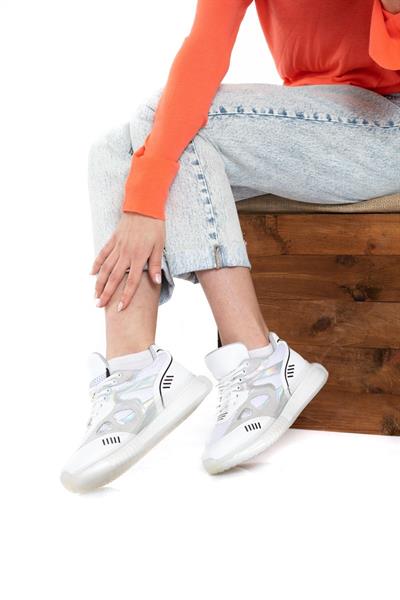 Mubiano 106-B Beyaz Kadın Spor Ayakkabı & Sneaker