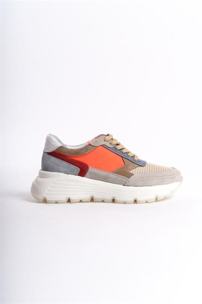 Mubiano Hakiki Deri Collection Kadın Spor Ayakkabı & Sneaker Nude -MCRGN6051-N