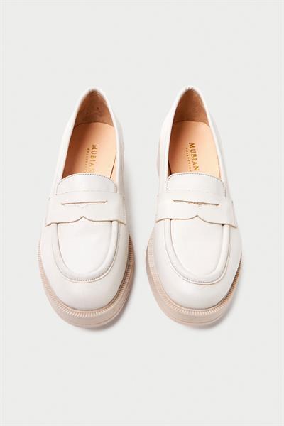 Mubiano Hakiki Deri Collection Kadın Babet Bej -MCSDD024-BJ