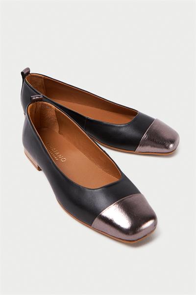 Mubiano Hakiki Deri Collection Kadın Babet Siyah - MCSR1010 - S