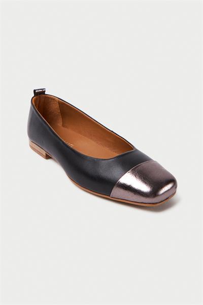 Mubiano Hakiki Deri Collection Kadın Babet Siyah - MCSR1010 - S