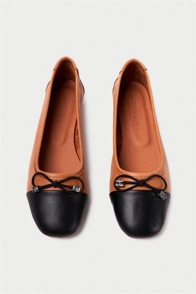 Mubiano Hakiki Deri Collection Kadın Babet Taba -MCMNG2277-TB