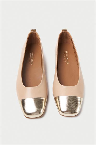 Mubiano Hakiki Deri Collection Kadın Babet Nude - MCSR1010 - N