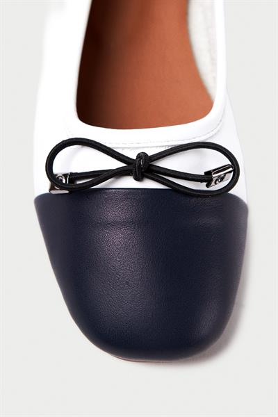 Mubiano Hakiki Deri Collection Kadın Babet Beyaz -MCMNG2277-B