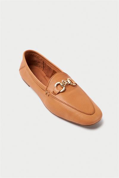 Mubiano Hakiki Deri Collection Kadın Babet Taba -MCMNG2446-TB