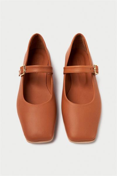 Mubiano Hakiki Deri Collection Kadın Babet Taba -MCMNG24450-TB