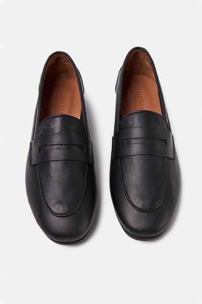 Mubiano Hakiki Deri Collection Kadın Loafer & Babet Siyah -MCMNG12103-S