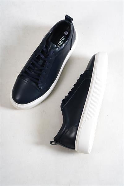 Mubiano Hakiki Deri M3-LCV Lacivert Erkek Spor Ayakkabı & Sneaker
