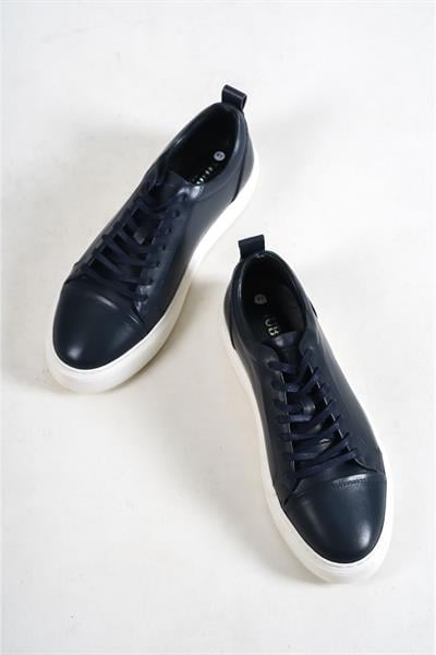 Mubiano Hakiki Deri M3-LCV Lacivert Erkek Spor Ayakkabı & Sneaker