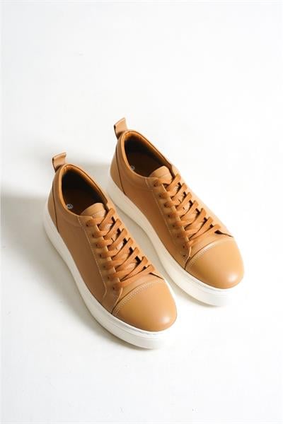 Mubiano Hakiki Deri M3-N Nude Erkek Spor Ayakkabı & Sneaker