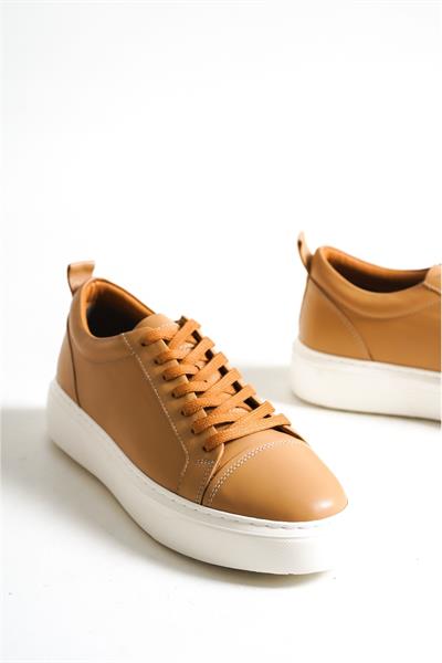 Mubiano Hakiki Deri M3-N Nude Erkek Spor Ayakkabı & Sneaker