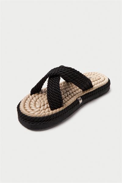 Mubiano MBFRD22106-S Kadın Platform Halat İp Terlik