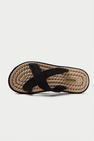 Mubiano MBFRD22106-S Kadın Platform Halat İp Terlik