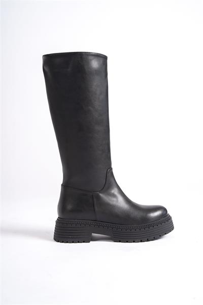 Mubiano MBIBR400-S Siyah Kalın Thermo Taban Uzun Binici Çizme