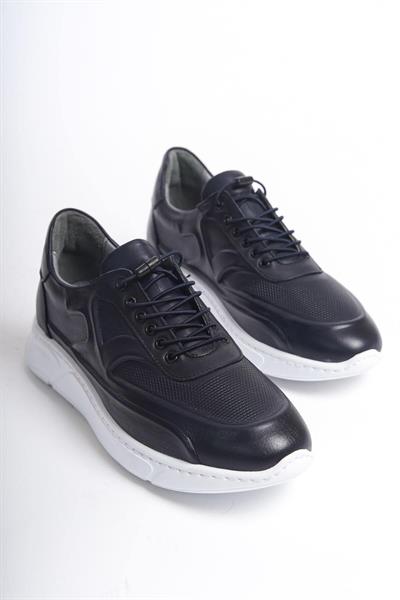 Mubiano Hakiki Deri MBKNT2090-LCV Erkek Lacivert Sneaker & Spor Ayakkabı