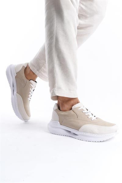 Mubiano Hakiki Deri MBKRY301-VZ Erkek Vizon Sneaker & Spor Ayakkabı