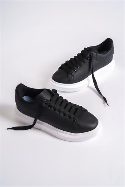 Mubiano MBMCQ1000-S Erkek Kalın Taban Siyah Sneaker & Spor Ayakkabı