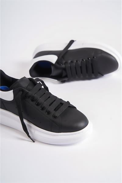 Mubiano MBMCQ1000-SB Erkek Kalın Taban Siyah/Beyaz Sneaker & Spor Ayakkabı