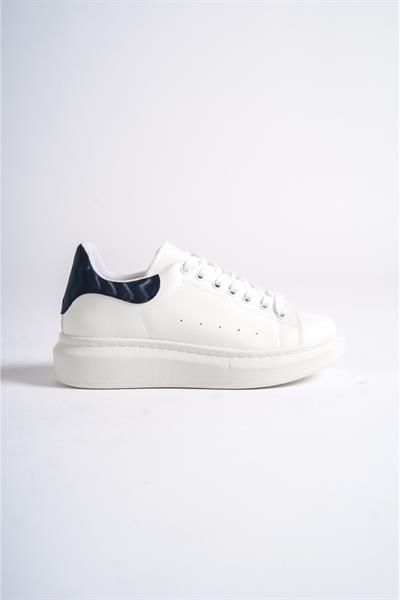 Mubiano MBMKQ200-BSDF Kadın Kalın Taban Beyaz/Sedef Sneaker & Spor Ayakkabı