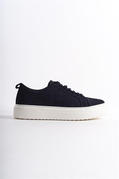 Mubiano Hakiki Deri MBNBKM3-LCV Erkek Nubuk Lacivert Sneaker & Spor Ayakkabı