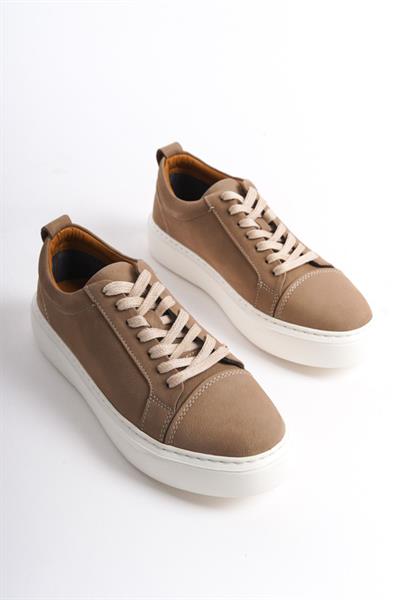 Mubiano Hakiki Deri MBNBKM3-VZ Erkek Nubuk Vizon Sneaker & Spor Ayakkabı