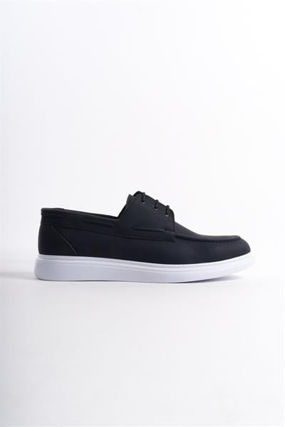 Mubiano MBRGN104-LCV  Lacivert Nubuk Erkek Bağcıklı Loafer