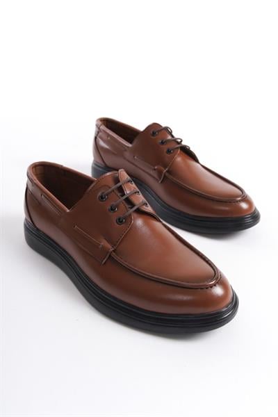 Mubiano MBRGN105-TB Taba Erkek Bağcıklı Loafer