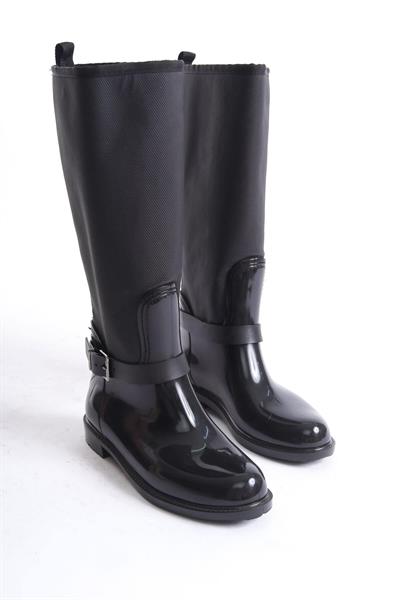 Mubiano MBTB2035-S Kadın Siyah Yağmur Çizmesi