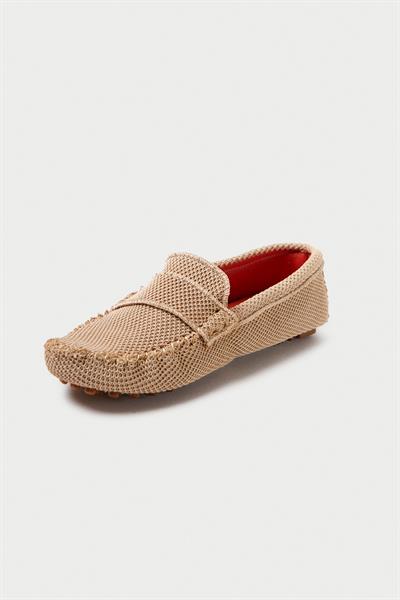 Mubiano Summer Kadın Triko Bej Babet & Loafer -MSTB2020-BJ
