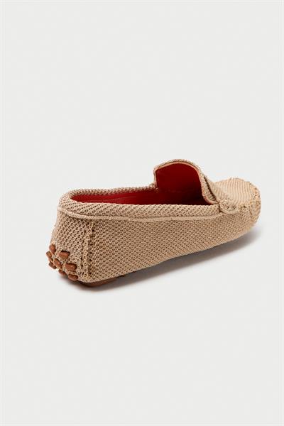 Mubiano Summer Kadın Triko Bej Babet & Loafer -MSTB2020-BJ