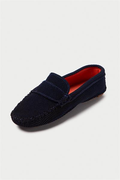Mubiano Summer Kadın Triko Lacivert Babet & Loafer -MSTB2020-LCV