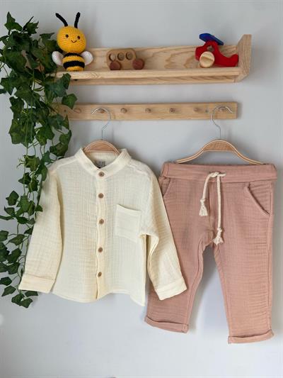 ERKEK ÇOCUK KETEN İKİLİ TAKIM SOMON