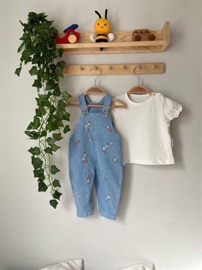 KIZ ÇOCUK NAKIŞLI JEAN TULUM 