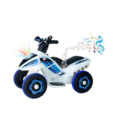 Safari 6 Volt Beyaz Polis Atv