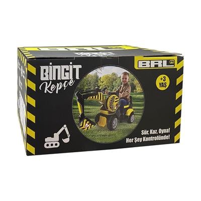 Birlik Oyuncak Pedalsız Bin Git İnşaat Aracı Kepçe