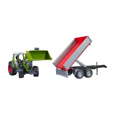 Bruder John Deere Fendt Verio Kepçeli̇ Traktör ve Römork