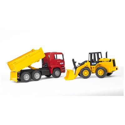 Bruder Man Damperli Kamyon Ve Fr 130 Kepçe