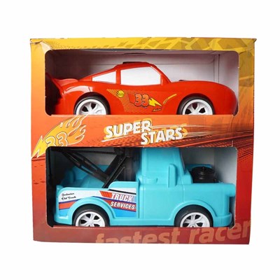 Çalkan Kutuda 2 li Çekici Ve Araba