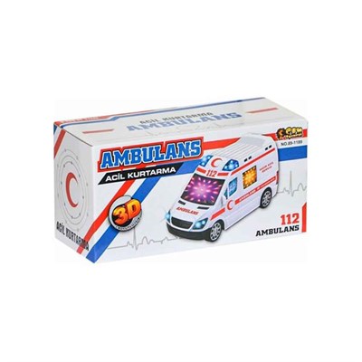 Can Oyuncak Kutulu Pilli Ambulans
