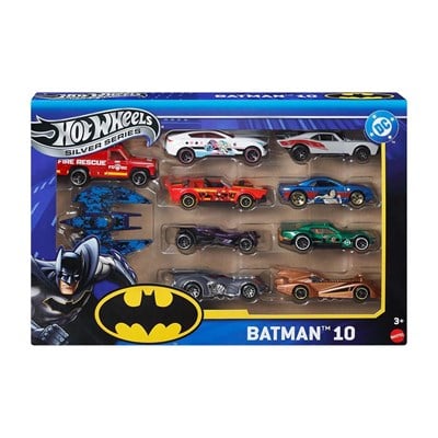 Hot Wheels 10lu Batman Temalı Arabalar Seti