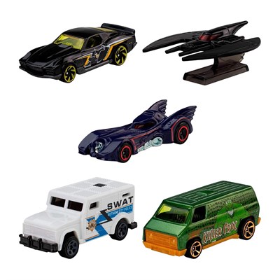 Hot Wheels 5li Batman Araba Seti