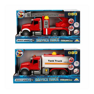 Maxx Wheels Sesli ve Işıklı İtfaiye Araçları - İtfaiye Tankeri