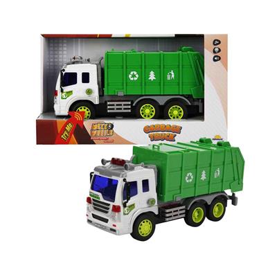 Sunman 1:16 Maxx Wheels Sesli ve Işıklı Geri Dönüşüm Kamyonları