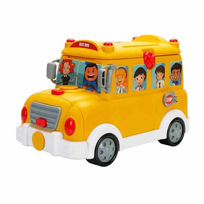 Sunman Binilebilen 34 Parça Çantalı Sesli ve Işıklı Otobüs