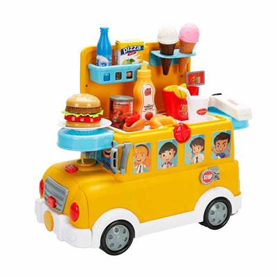 Sunman Binilebilen 34 Parça Çantalı Sesli ve Işıklı Otobüs