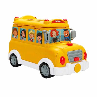 Sunman Binilebilen 34 Parça Çantalı Sesli ve Işıklı Otobüs