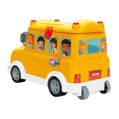 Sunman Binilebilen 34 Parça Çantalı Sesli ve Işıklı Otobüs