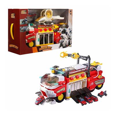 Sunman Maxx Wheels Sesli ve Işıklı Kurtarma Garaj Seti